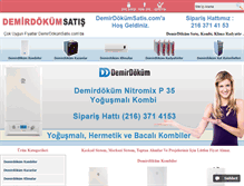 Tablet Screenshot of demirdokumsatis.com